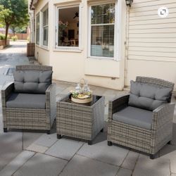 Outdoor Wicker Patio Set - GR1S