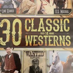 30 CLASSIC WESTERNS (DVD) 14+ Hours!