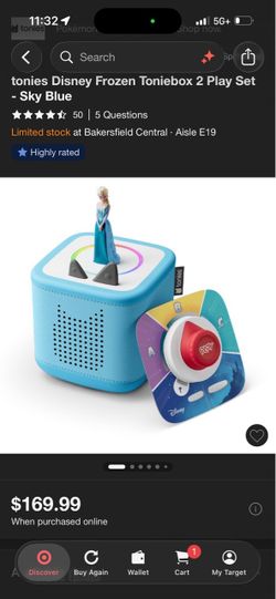 Disney Frozen Toniebox 2 play set