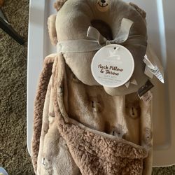 Baby Travel Pillow And Blanket 