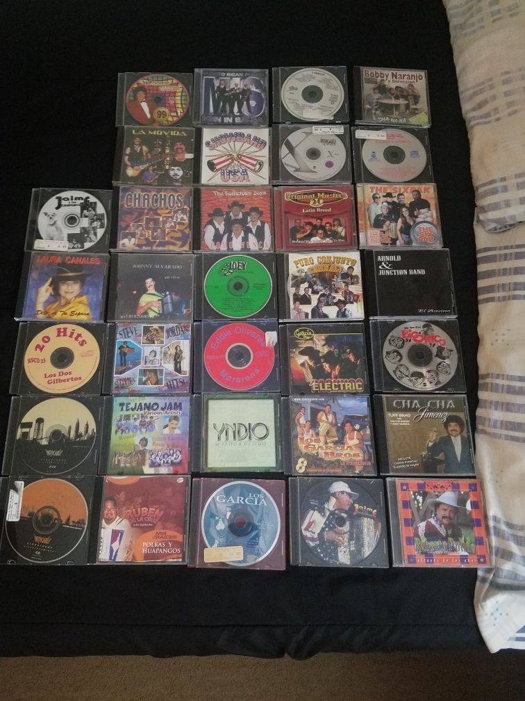 Tejano music CDs. Each for 1.00