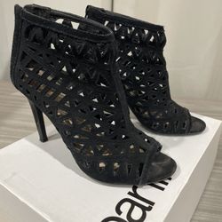 Bar III Lattice Cutout Stilettos