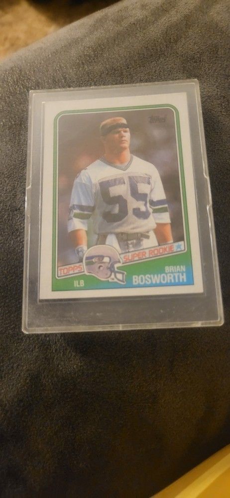 1988 Topps Brian Bosworth Rookie Card
