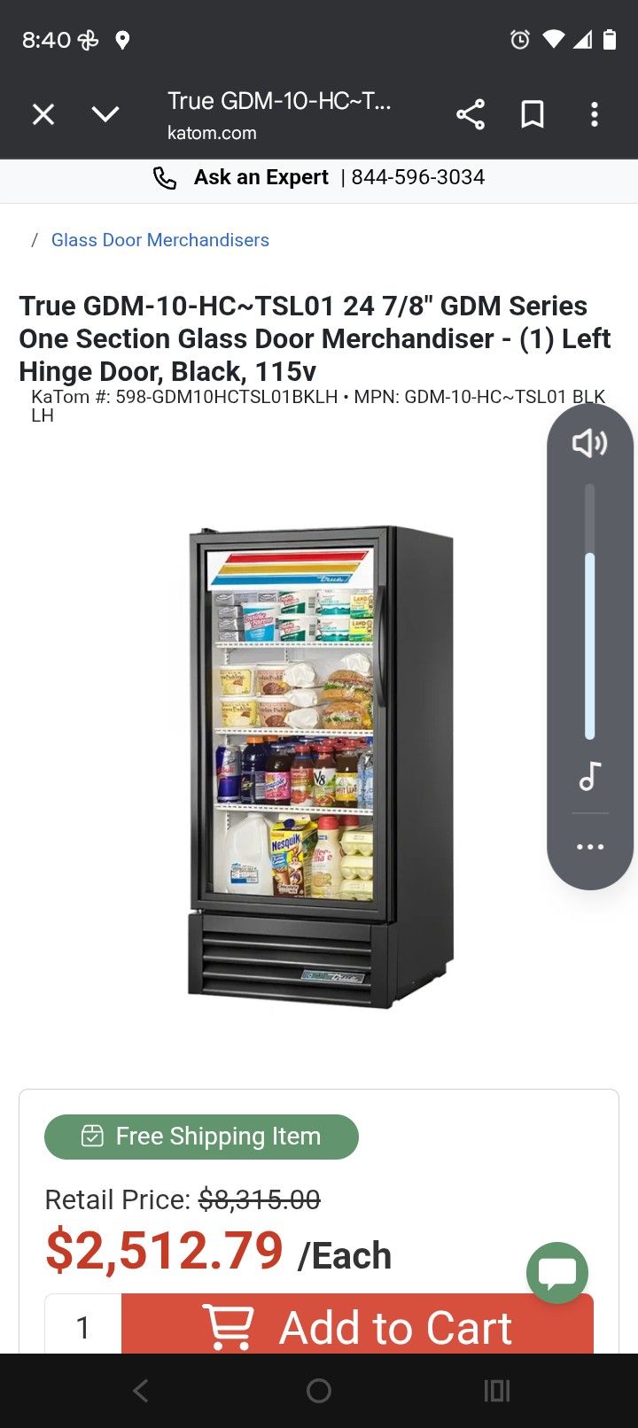 TRUE GDM-10 NEED COMPRESSOR 