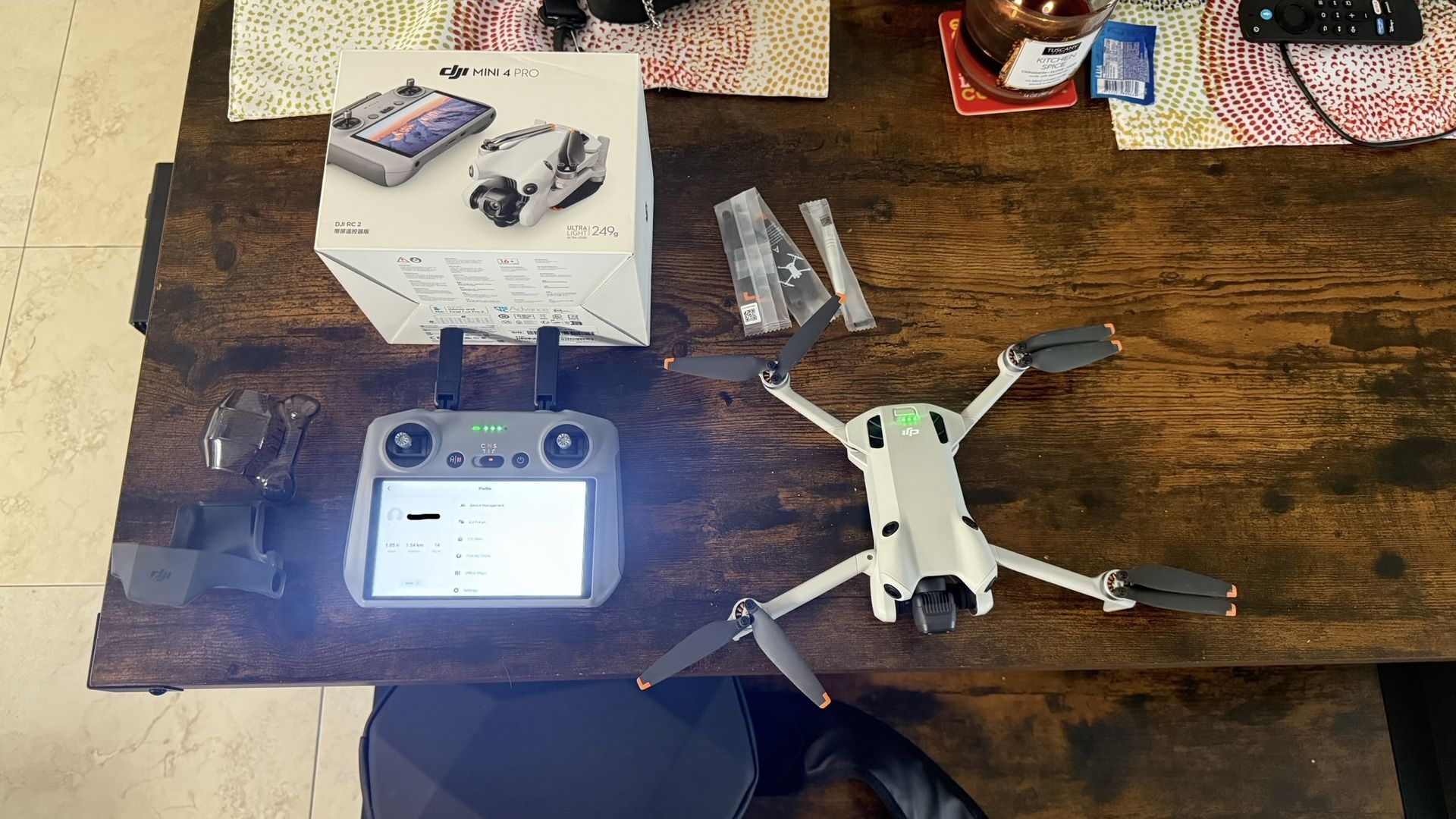 DJI Mini 4 Pro + RC2 Controller w/ Anti-Glare + Backpack -NO TRADES