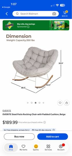 Chair new in box