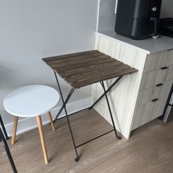 IKEA table (dark wooden)