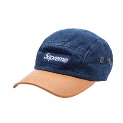 Supreme 2-Tone Denim Camp Cap (used)