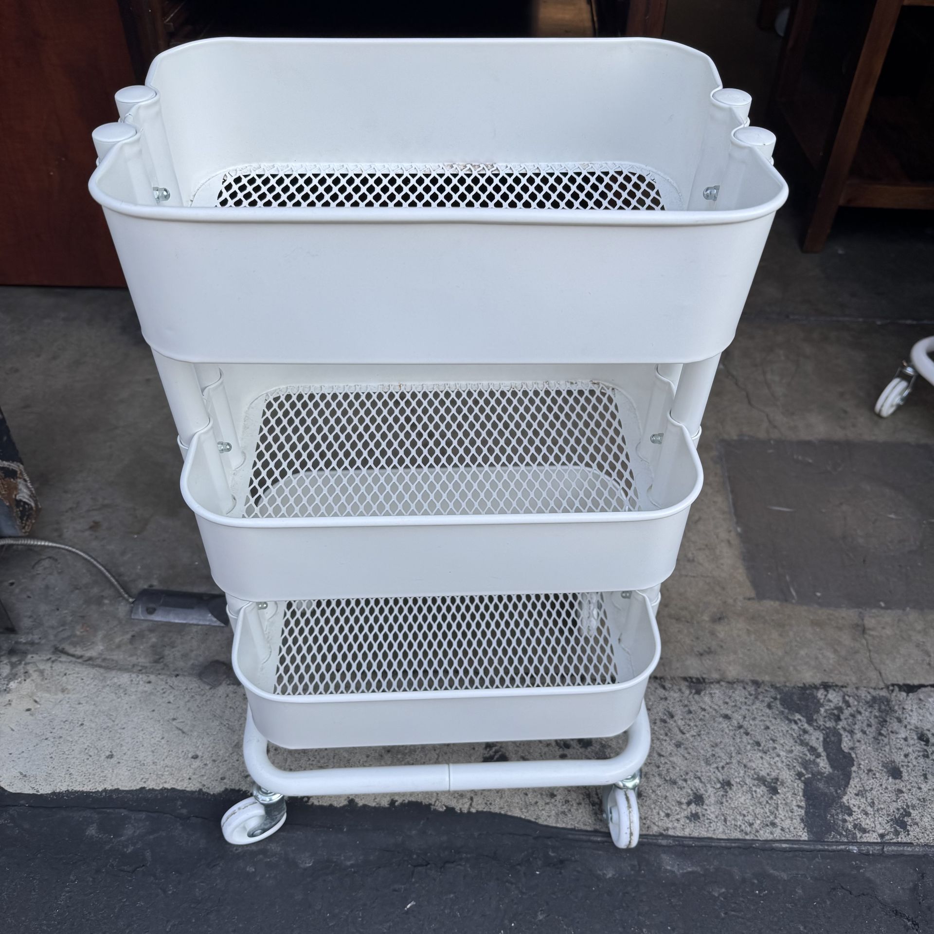 IKEA RASKOG Utility Cart White Very Good Condition