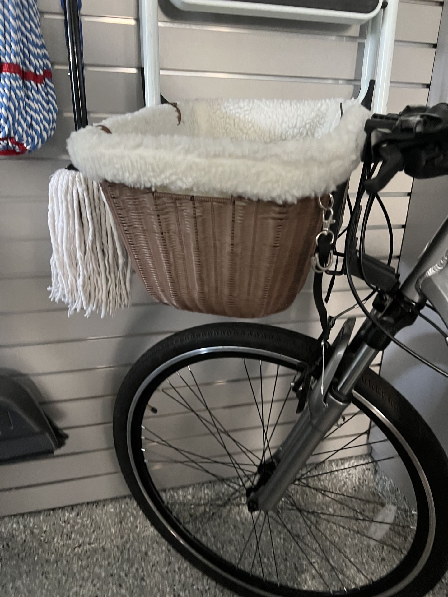 Tagalong Dog Bike Basket Wicker