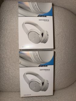 Brand new Bose QC Noise Cancelling Premium Wireless Headphones - White Smoke color