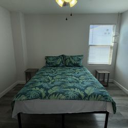 Queen Mattress & Platform Bedframe