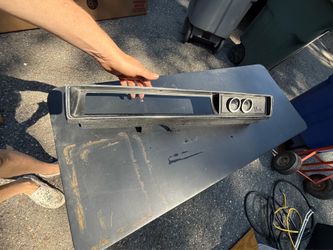 OEM 1971 to 1973 Chevrolet Vega dashboard trim panel, bezel with gauges