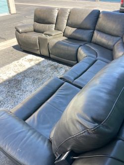 Leather Couch Sectional