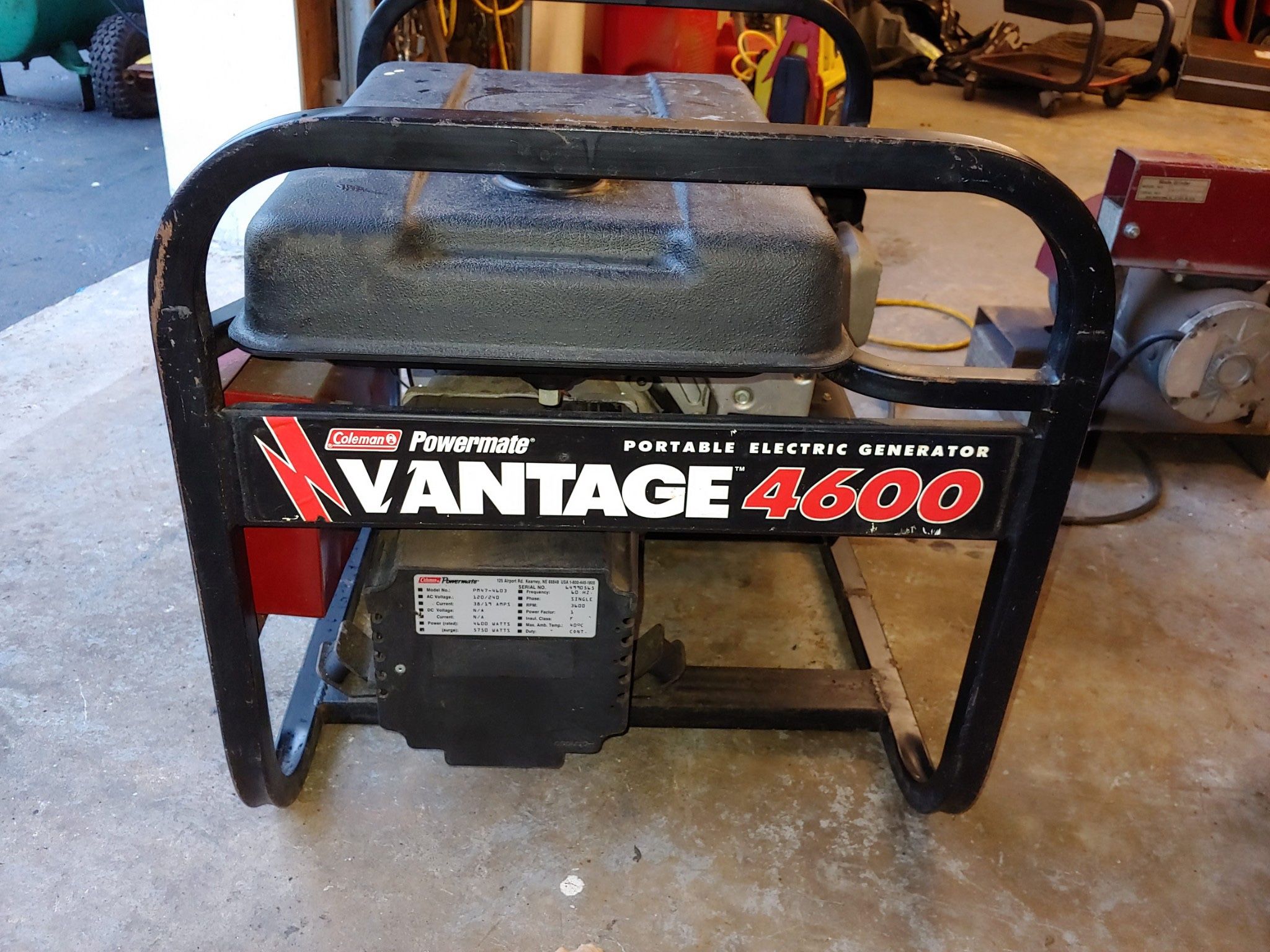 Coleman Power mate Vantage Generator