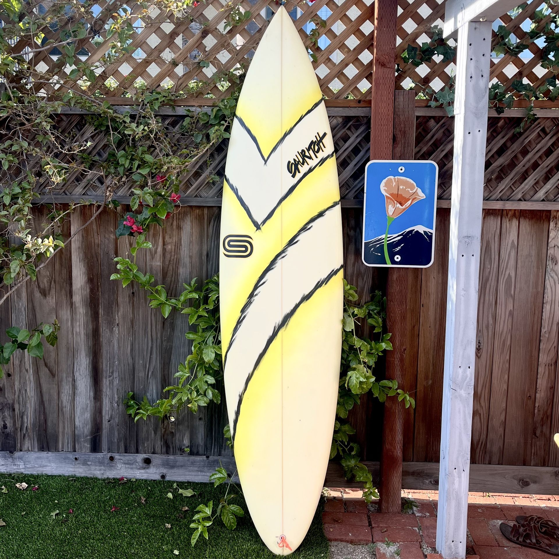 7’6 Sauritch Midlength Surfboard Surf Board Step Up (not Channel Islands Ci Mid Rusty Yeti Lost Big Rig Driver Egg Fun Board Longboard)