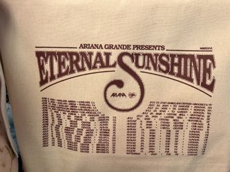 Ariana Grande concert murch - Eternal Sunshine tour bag