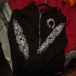 Chrome Hearts Zip Up Hoodie