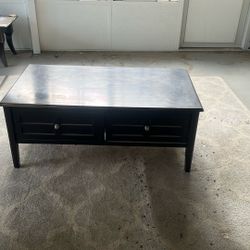 Hardwood Coffee And End Table