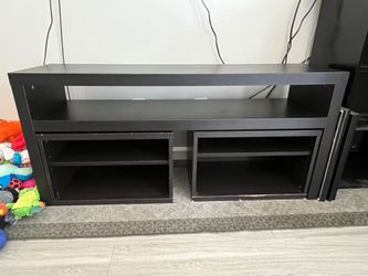 IKEA Console Table with shelves