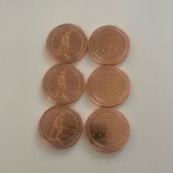 2nd Amendment "Right To Bear Arms"  1 oz. Copper  Coin 