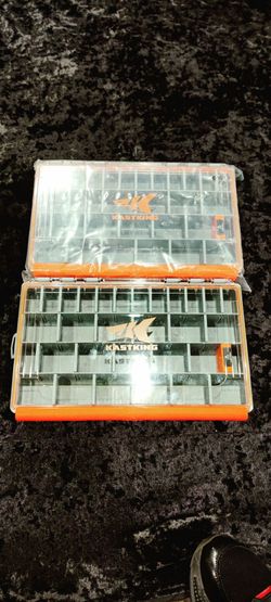 Cash King waterproof tackle box or for screws and hardware heavy duty brand new $25 for both