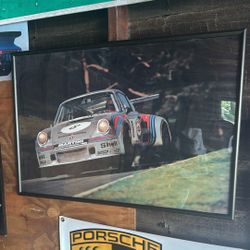 Martini Racing #8 Porsche 911 Carrera RSR Framed Image 