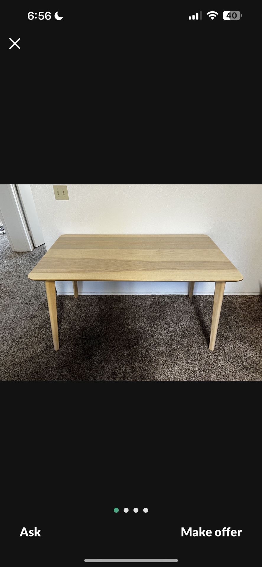Ikea isabo Table