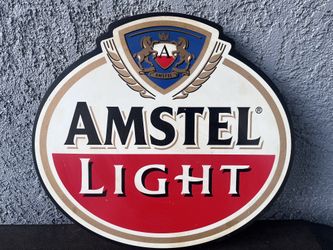 Garage Beer Bar Sign Amstel Light