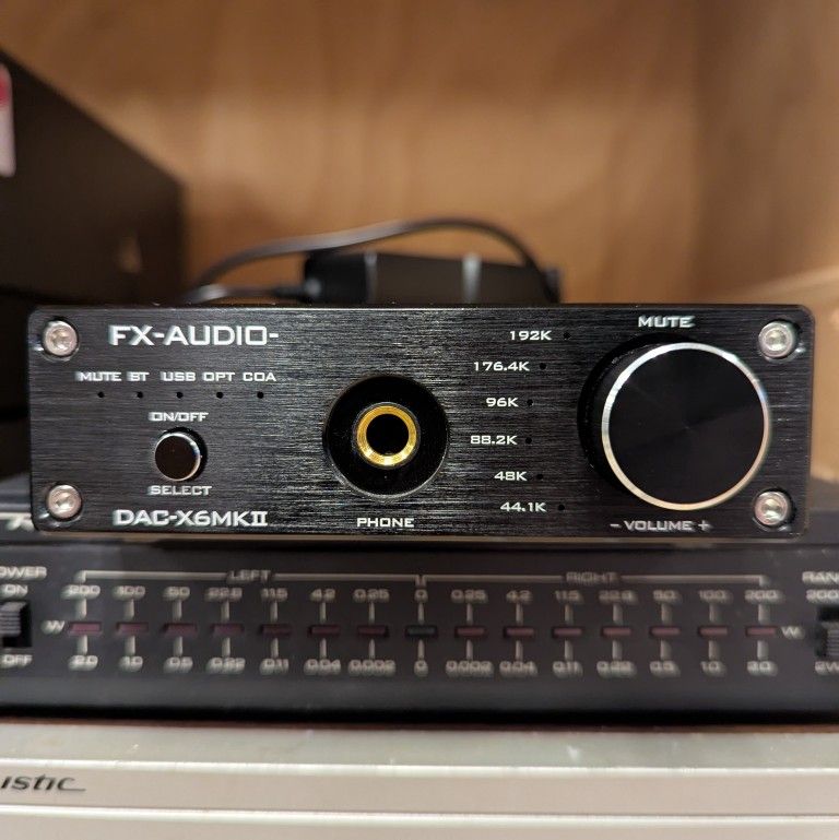 FX Audio DAC-X6MKII + Power Cable