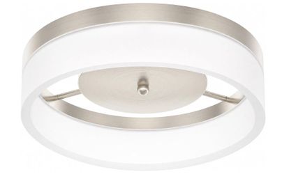 13.8" LED Flush Mount Ceiling Light - Brushed Nickel