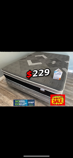 Ck Oasis Thermal Comfort Europillow Top 12inch Mattress!!