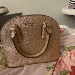 Kate spade rose glitter mini satchel