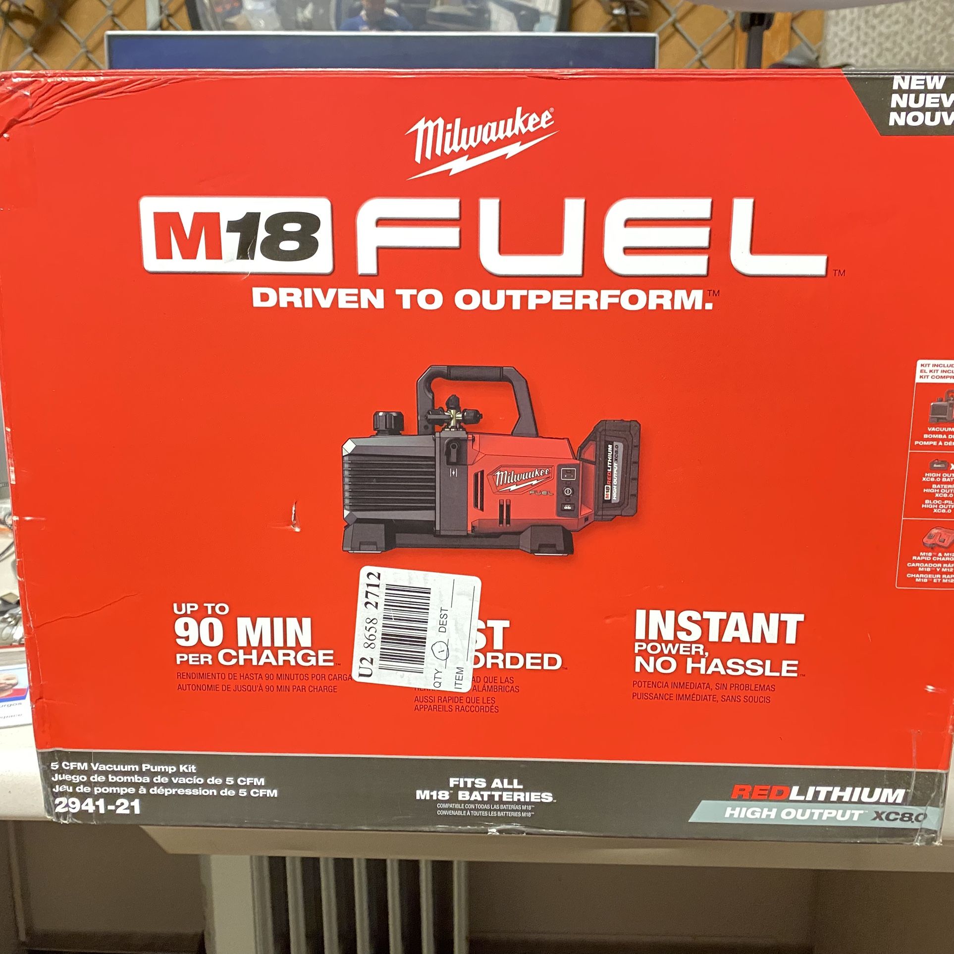 Milwakee M18 Refrigeration Vacuum Pump