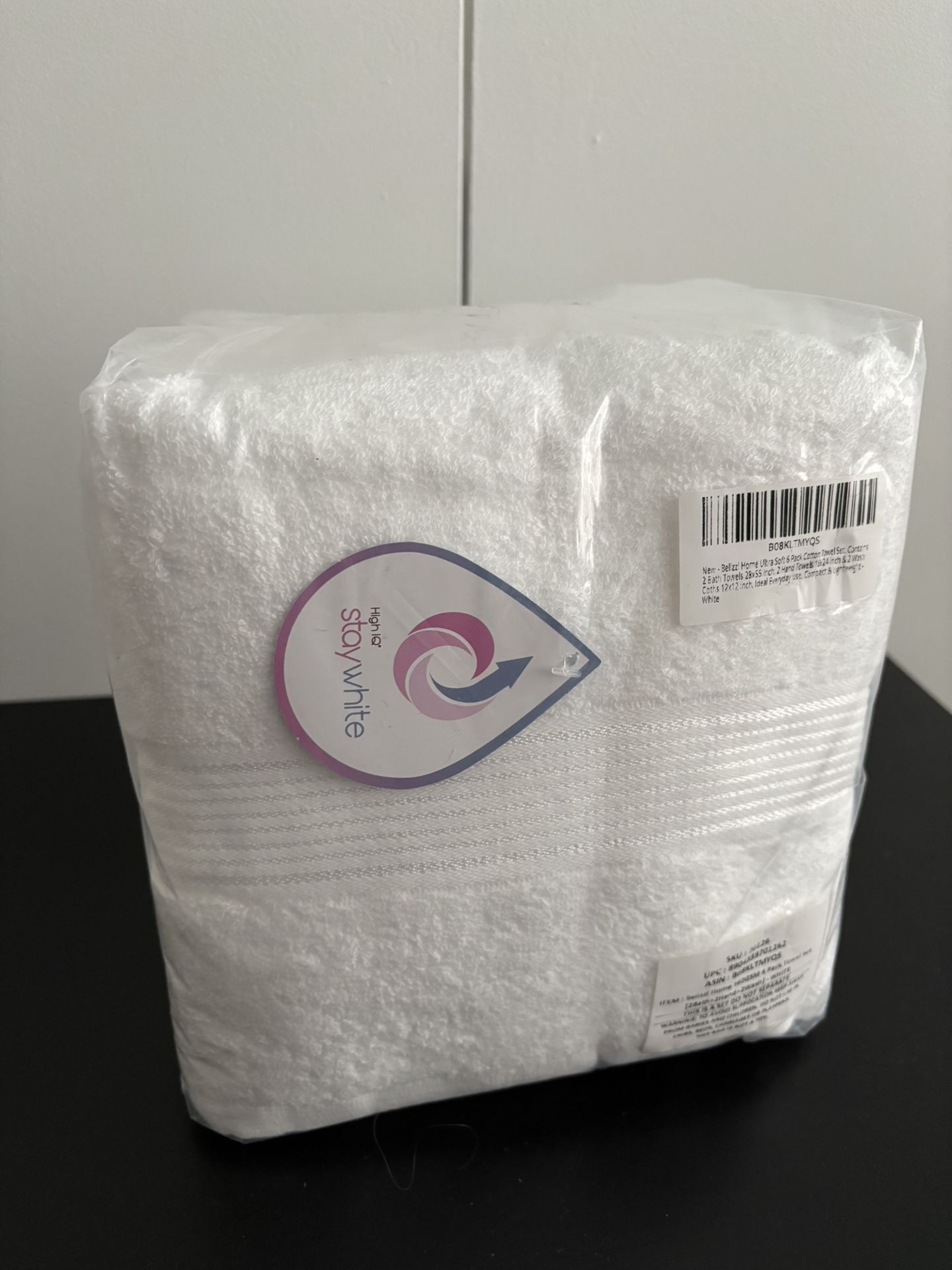 Belizzi Home Ultra Soft 6 Pack Towel Set