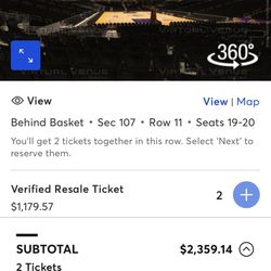 Lakers vs Houston Game. Great Seats!! 