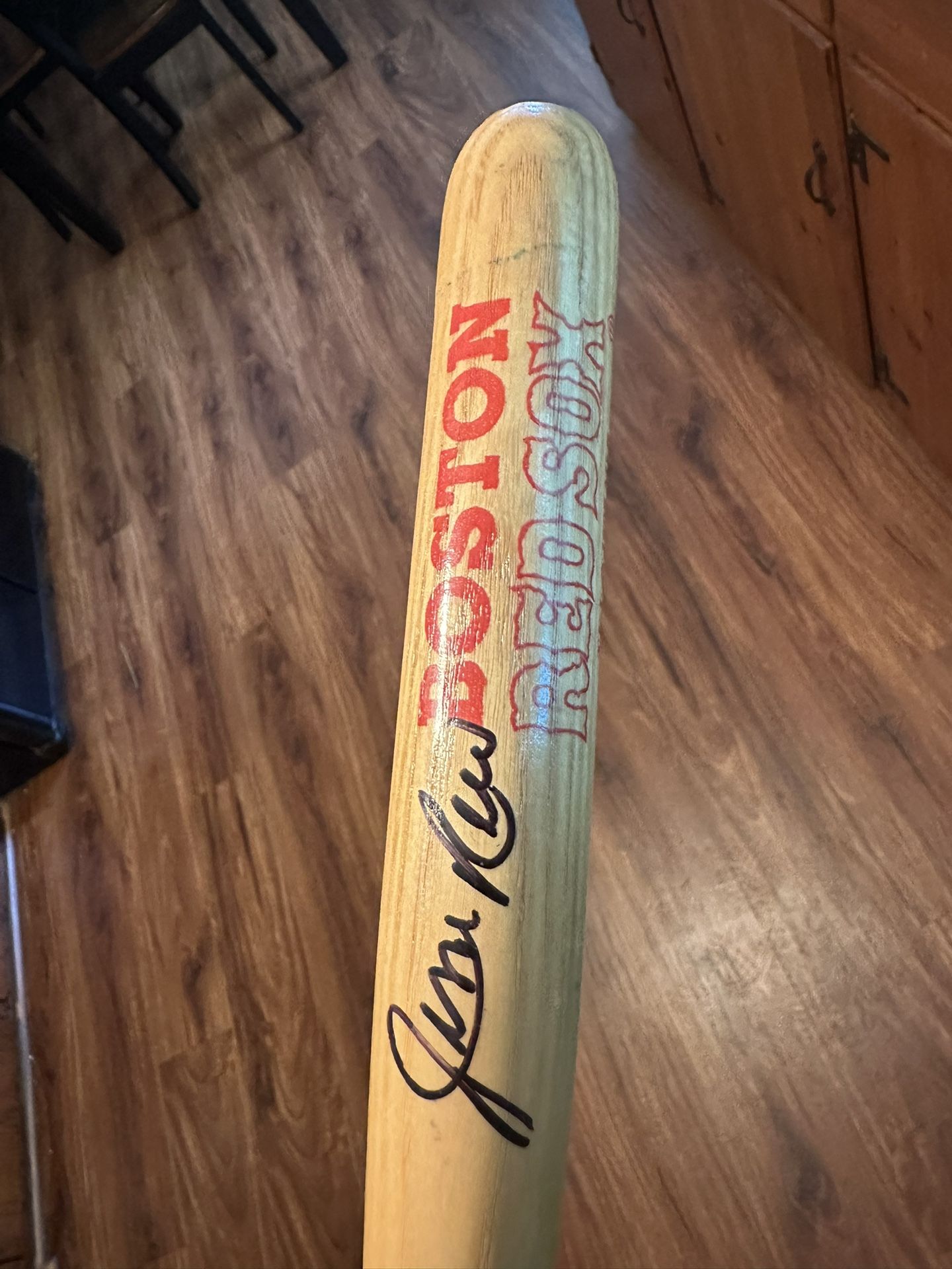 Jim Rice Boston Red Sox Autograph Mini Bat