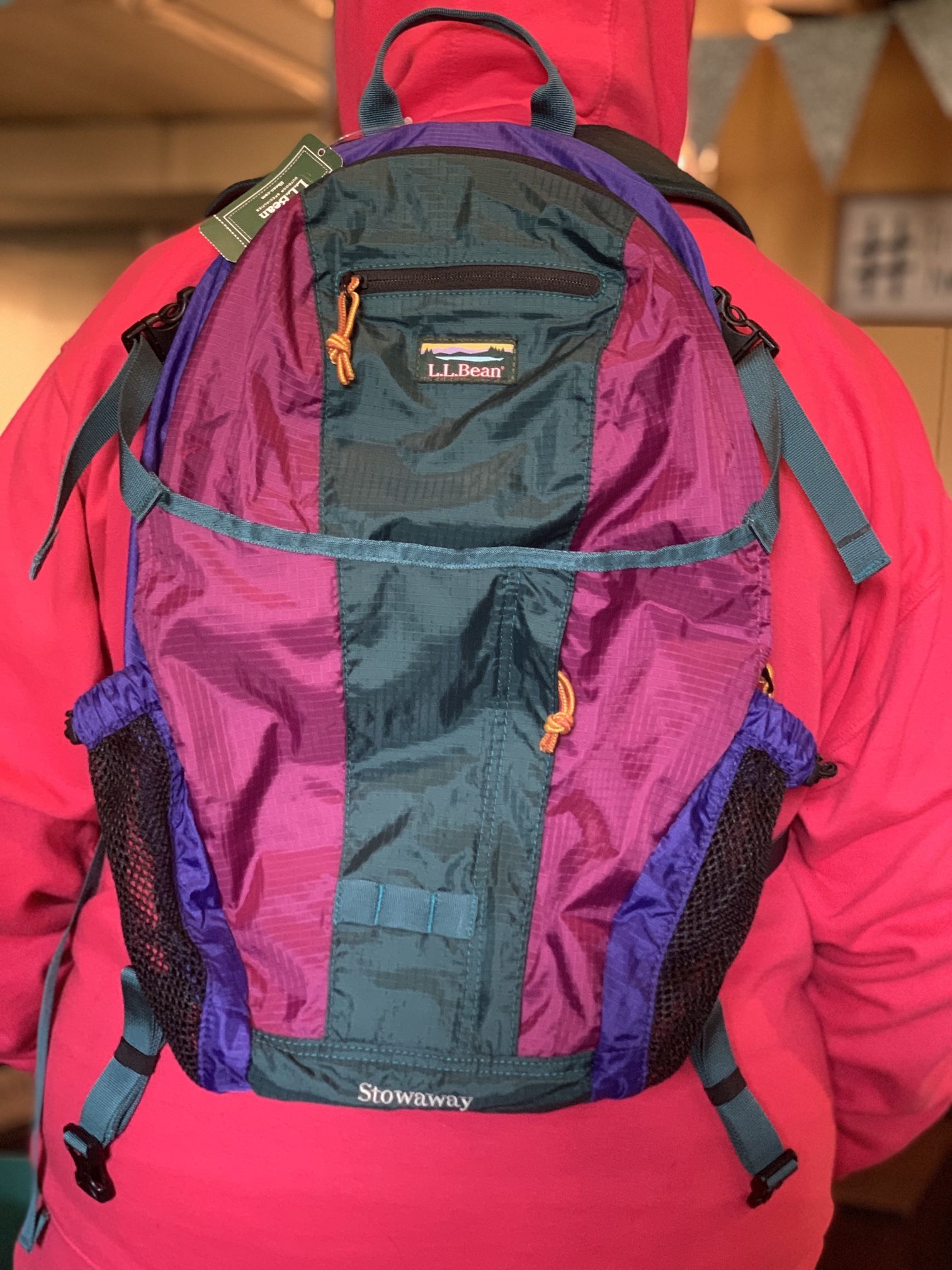LL Bean Stowaway day Pack