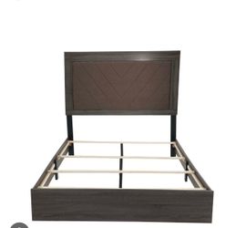 Boss Furniture F9595Q Queen Bed in Brown