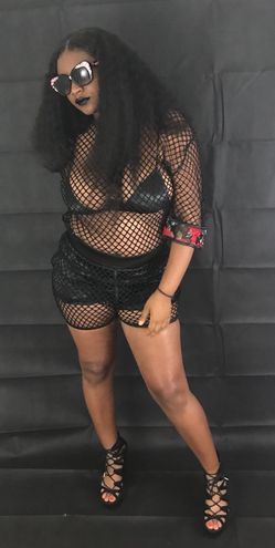 Fishnet jumpsuit