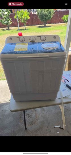 Portable twin washing machine