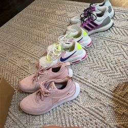Sneakers Nike, Adidas, And Under Armour