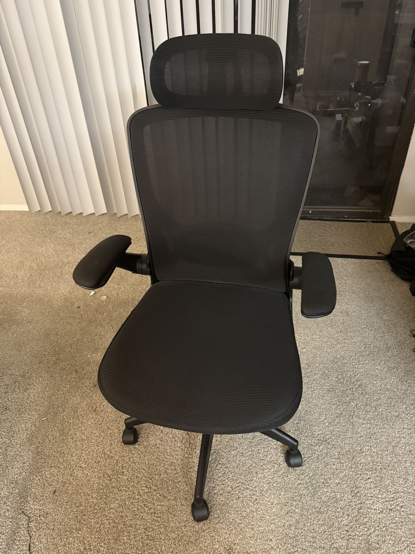 Ergonomic Office Chair w/ Headrest – Adjustable & Comfortable