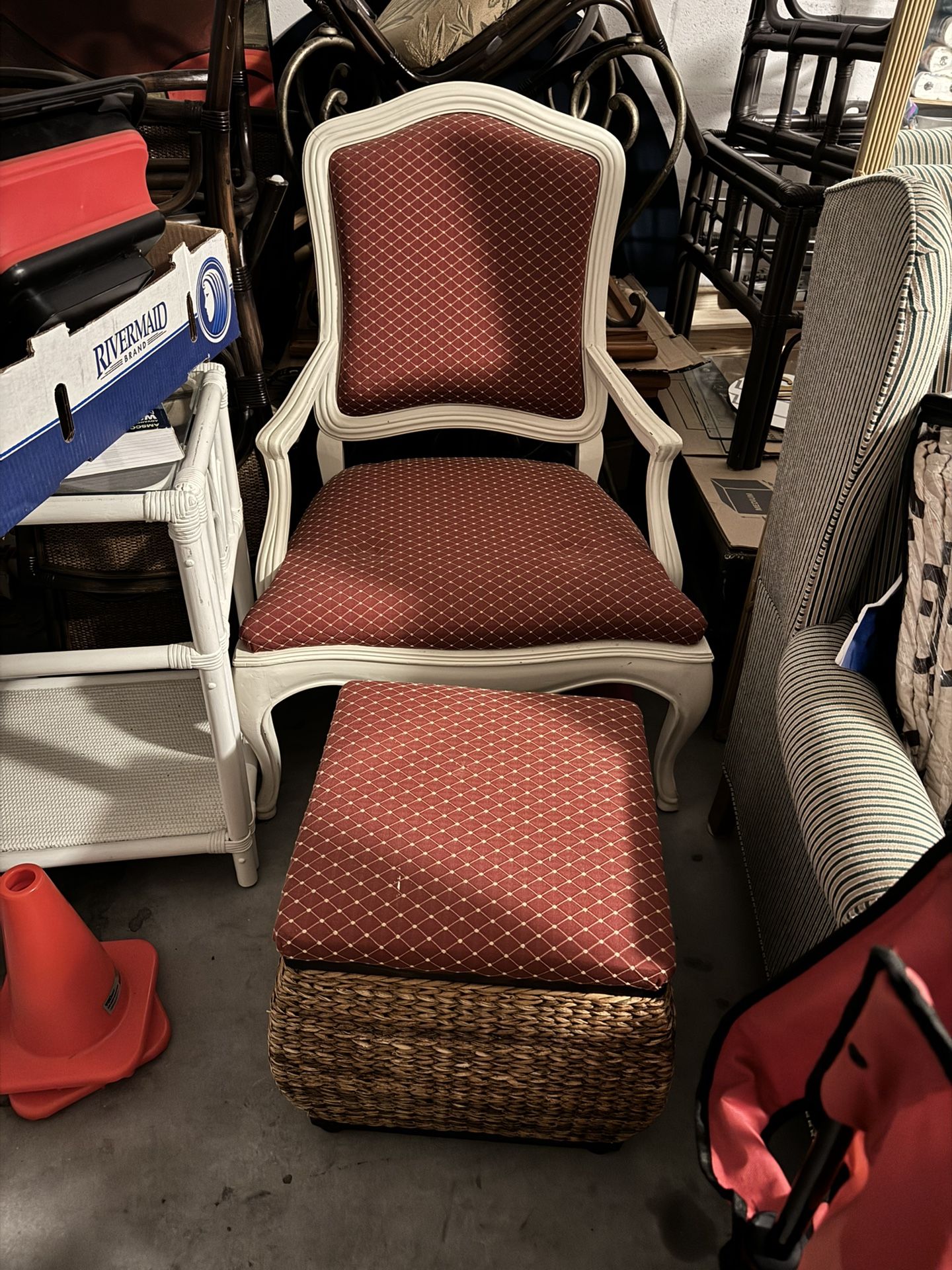 Chair And Ottoman