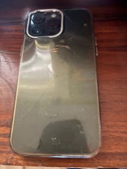 iPhone 14 Pro Max locked back is cracked.. for parts $50