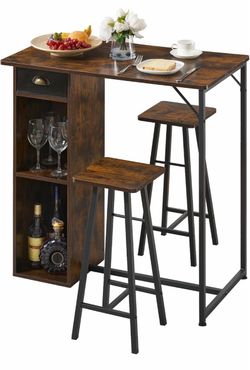 Small bar table + stools