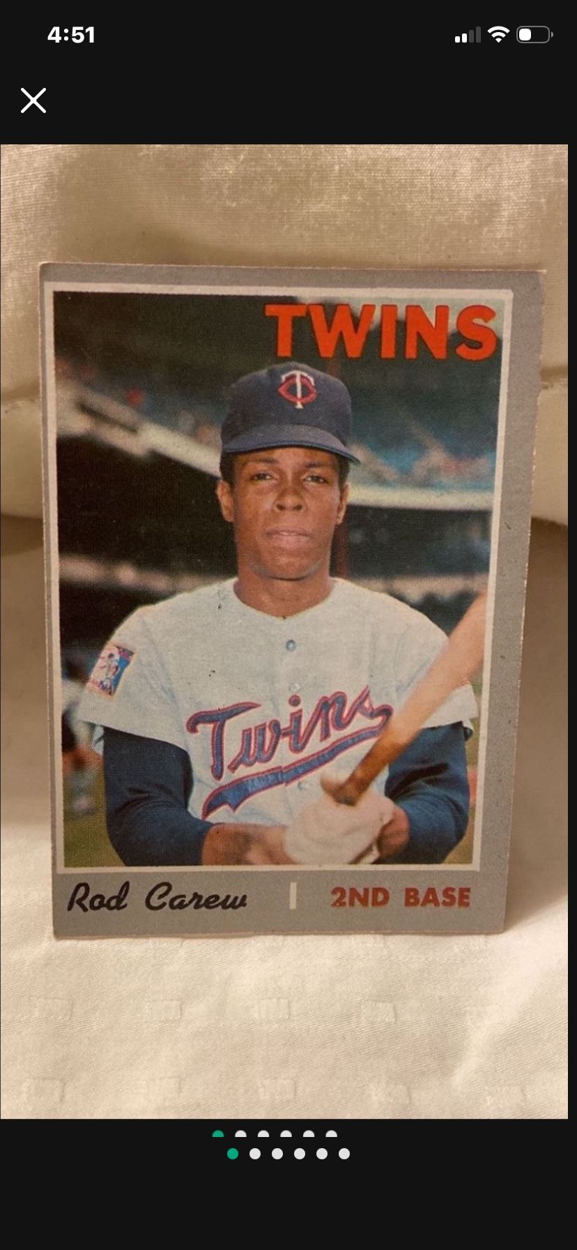 1970 TOPPS #290 ROD CAREW MINNESOTA TWINS BASEBALL CARD NICE