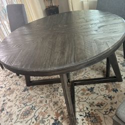 Dining room table- Wooden & Round