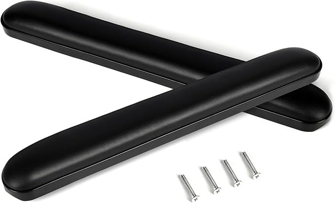 Universal Wheelchair Armrest Pad - Comfot Foam Cushion (14 Inch Total Length) - Ergonomic Replacement for Wheelchairs & Transport Chairs