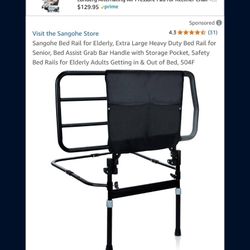 Extra Large, Heavy Duty Bed Rail For Adults